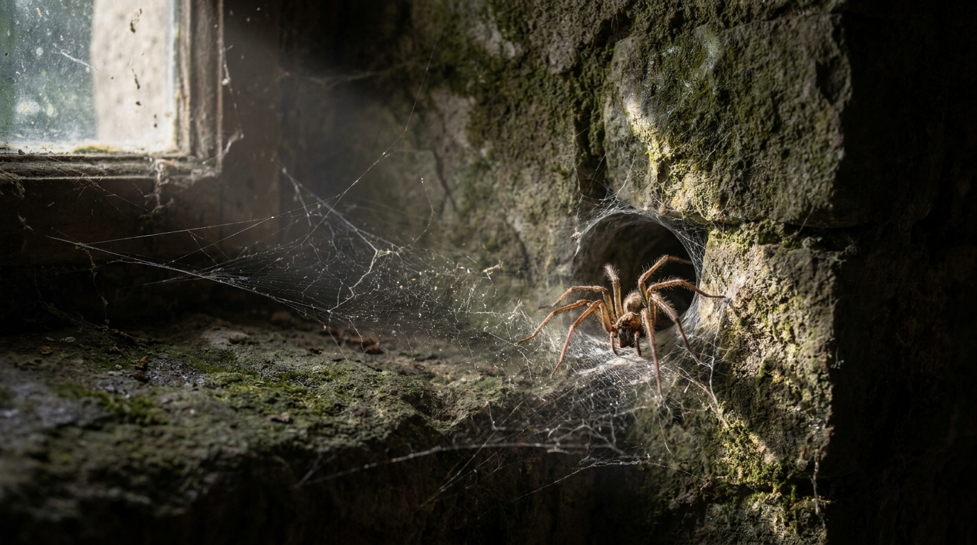 Araignées — Tegenaria, Pholcus, Steatoda